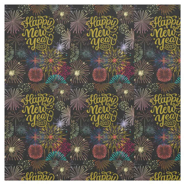 Tissu Bonne année 2023 Thunder_Cove (Échantillon)