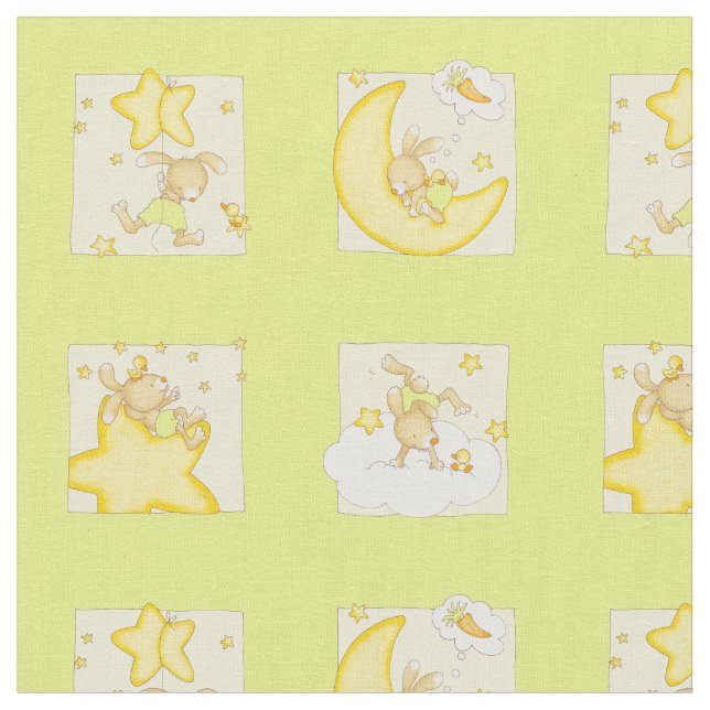 Tissu Bonne journée de lièvres (Fermer)