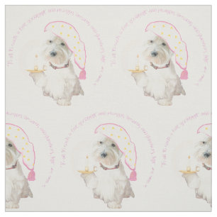 Tissu Bonne nuit Westie