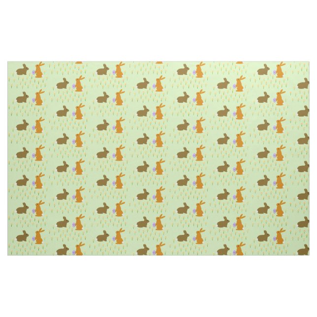Tissu Bonnets de Pâques et jonquilles (Fat Quarter)