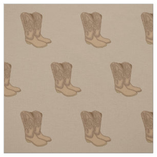 Tissu Boots de Cowboy Vintages