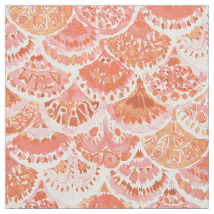 Tissu BOSS MERMAID Habilitation Coral Fish Scale Scallop