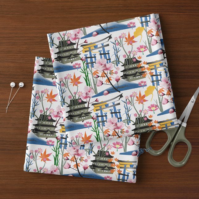 Tissu Botanique japonaise (Créateur téléchargé)