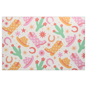 Tissu Bottes pour fille super et Motif Casquette avec Ca