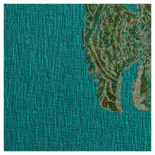 Tissu bouddha en bleu
