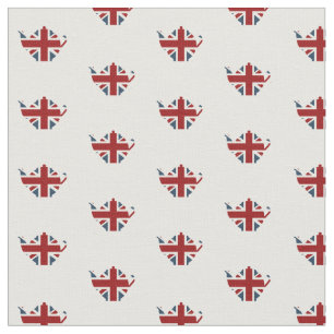 Tissu Bouilloire de thé anglaise patriotique d'Union