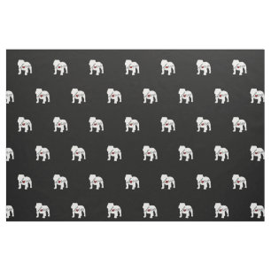 Tissu Bouledogue anglais Loveq
