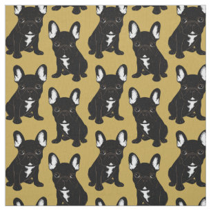Tissu Bouledogue français Brindle