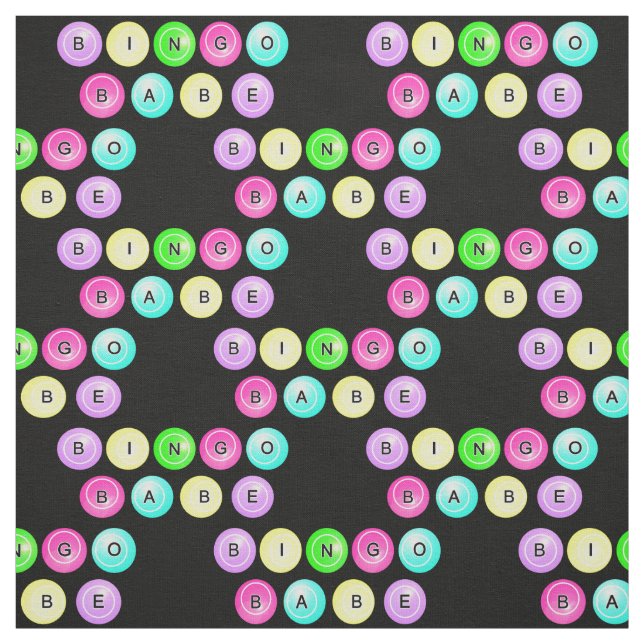 Tissu Boules de bingo-test de bébé de bingo-test sur le (Échantillon)