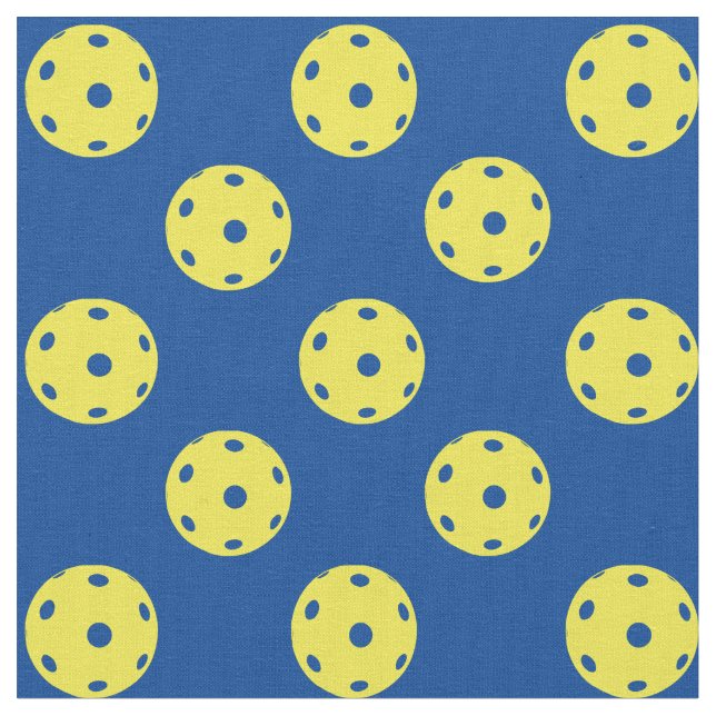 Tissu Boulettes jaunes sur fond unique (Fermer)