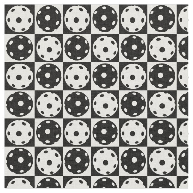 Tissu Boulettes noires et blanches Petites (Fermer)