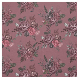 Tissu Bouquet de fleurs de Bourgogne sur Deep Pruce