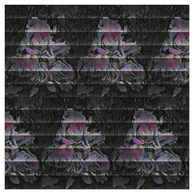 Tissu Bouquet Techno  (Échantillon)