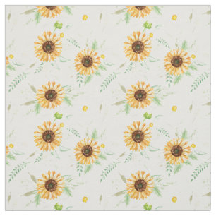Tissu Bouquets de tournesol et de marais