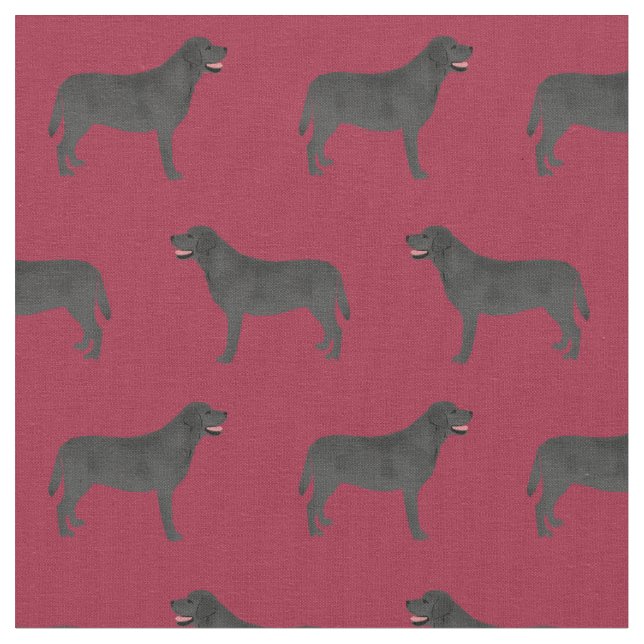 Tissu Bourgogne noire du Labrador (Fermer)
