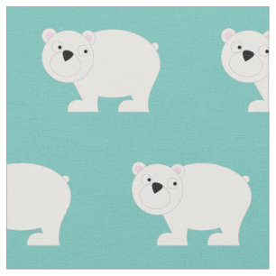 Tissu Bours polaires mignonnes Bébé Décor de pépinière T
