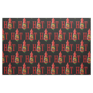 Tissu Bouteille de sauce chaude