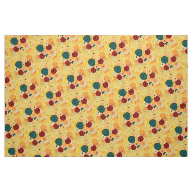Tissu Boutons de coupe (Fat Quarter)