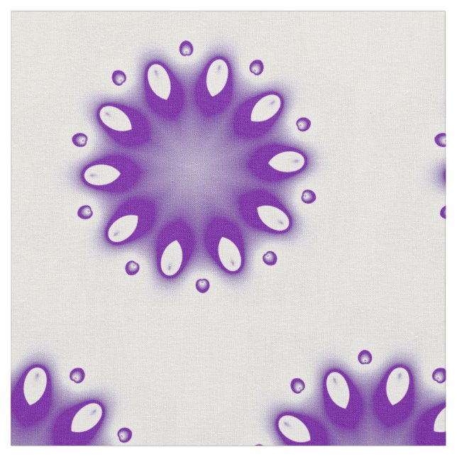 Tissu Boutons de pluie violette (Fermer)