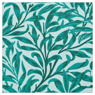 Tissu Branche, turquoise et Aqua de saule de William