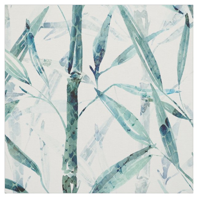 Tissu Branches de bambou. (Échantillon)