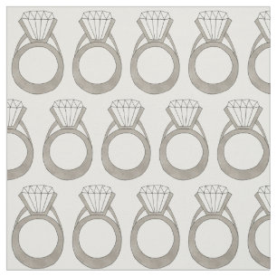 Tissu Bride de bling de Fiançailles Mariage Diamond