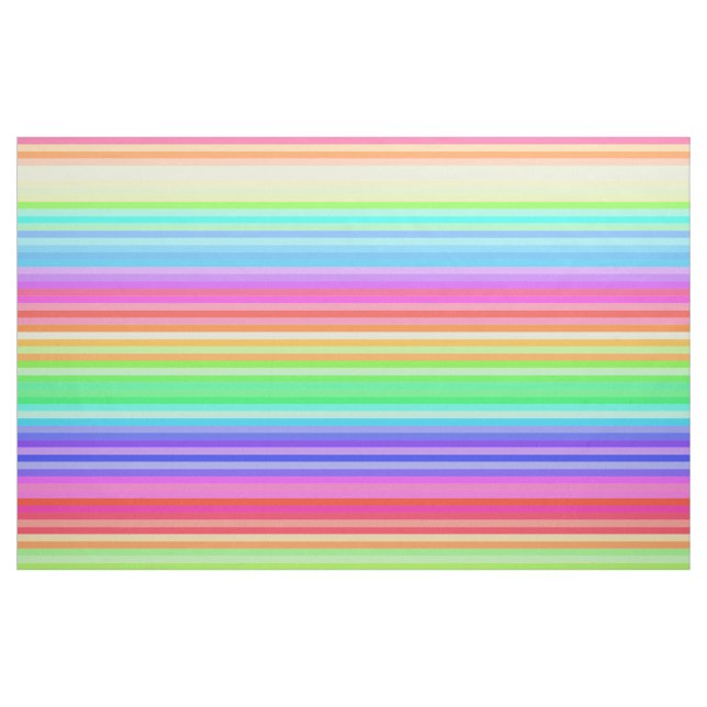 Tissu Bright Rainbow Stripes (Fat Quarter)