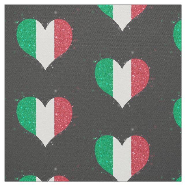 Tissu Briller de drapeau de l'Italie beau (Échantillon)