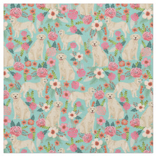 Tissu brinière vintage de fleurs dorées
