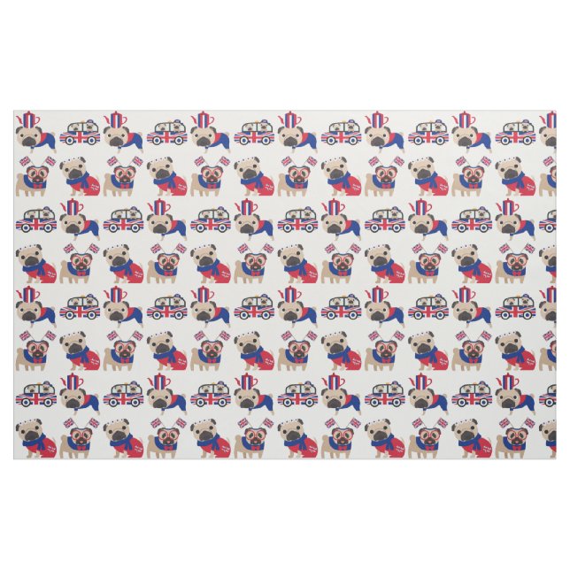 Tissu britannique de Carlin (Fat Quarter)
