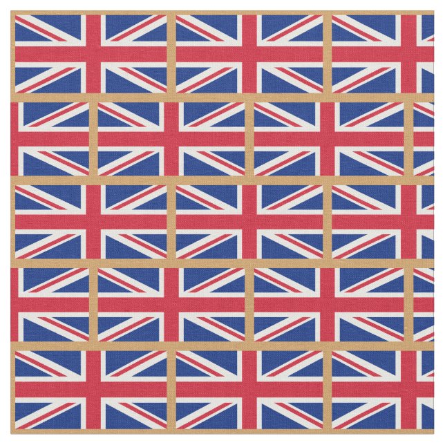 Tissu British Flag & Royaume-Uni, mode Fabric/sport (Fermer)