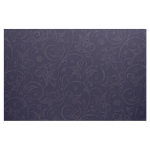 Tissu Brocard de style de damassé de myrtille