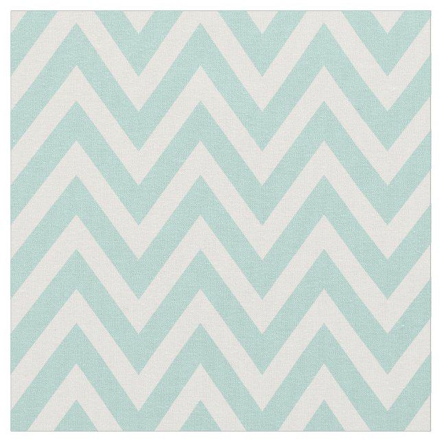 Tissu Broches Chevron Moderne Mint (Fermer)
