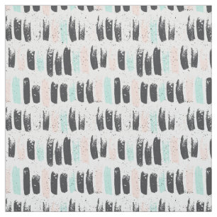 Tissu Brosses et motif de courses d'encre