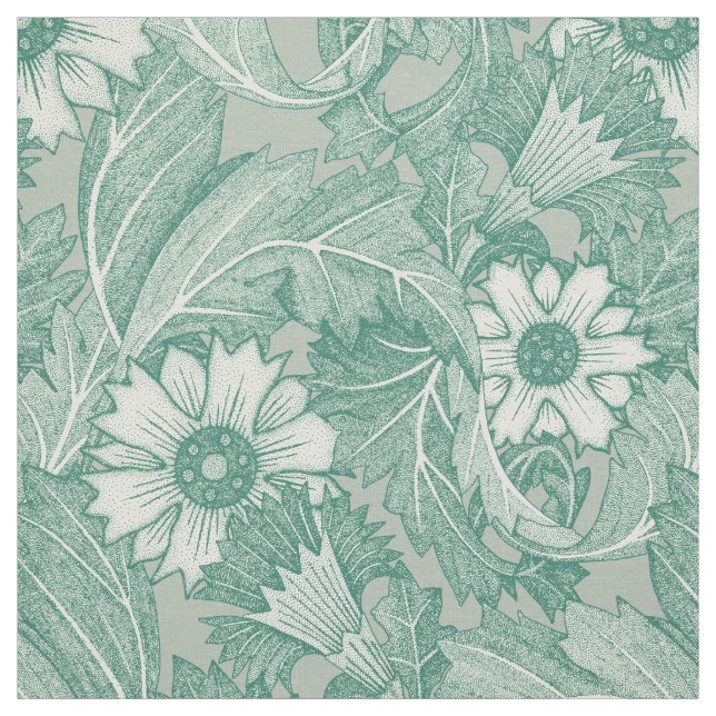 Tissu brouillard vert acanthus (Échantillon)