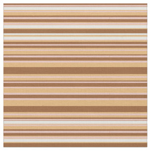 Tissu Brown blanc
