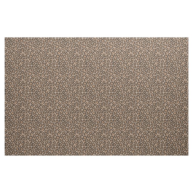 Tissu Brown de Motif de fourrure Leopard (Yard)