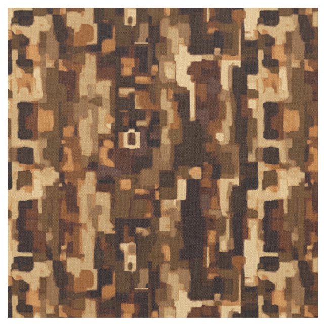 Tissu Brown et noir Abstrait (Fermer)
