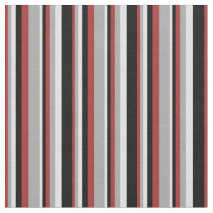 Tissu Brown, gris foncé, lavande et bandes noires