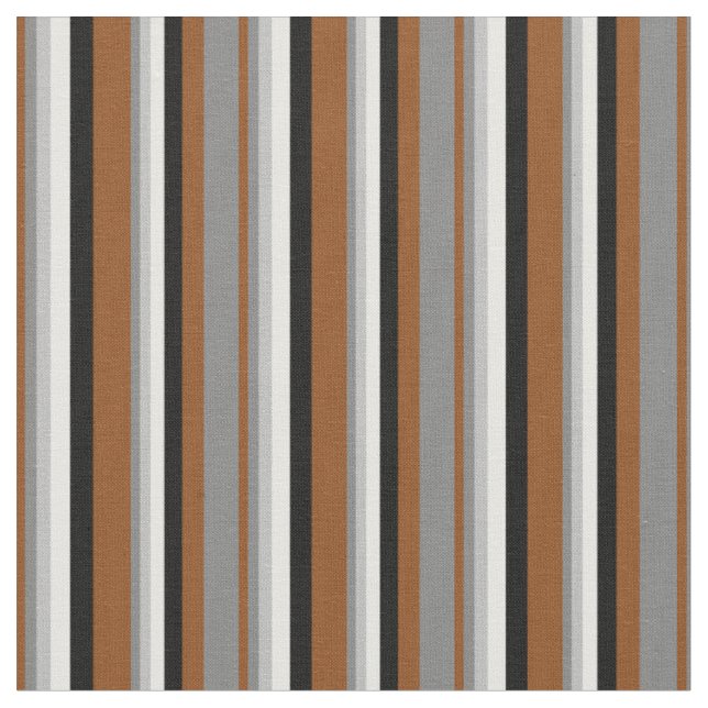 Tissu Brown, gris, gris, blanc et noir Motif (Fermer)