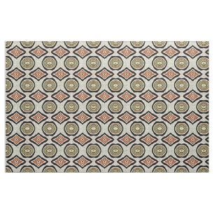 Tissu Brown Taupe Beige Burange Bali Batik Motif