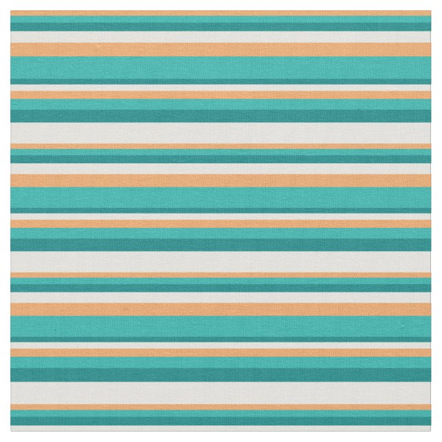 Tissu Brown, vert de mer clair, Turquoise et jaune clair (Fermer)