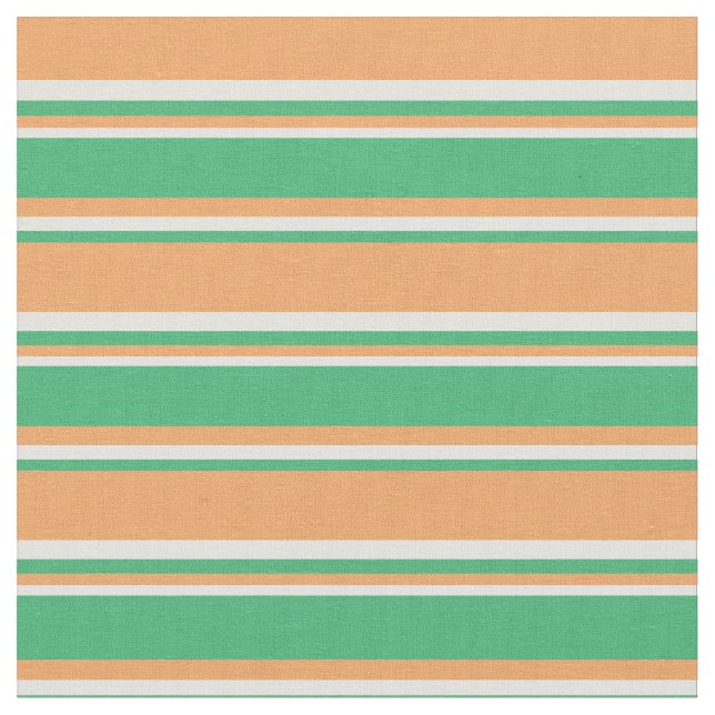 Tissu Brown, vert mer et Motif jaune clair (Fermer)