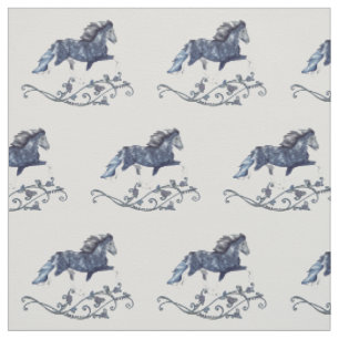 Tissu Brume bleue Blámóða
