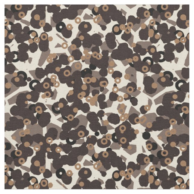 Tissu brun beige marron abstrait (Fermer)