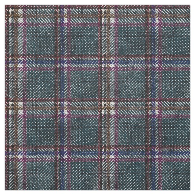 Tissu brun lilas bleu classique de plaid de tartan de (Échantillon)