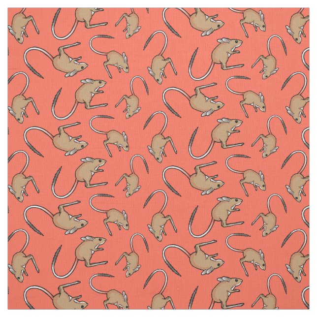 Tissu brun orange de souris (Échantillon)