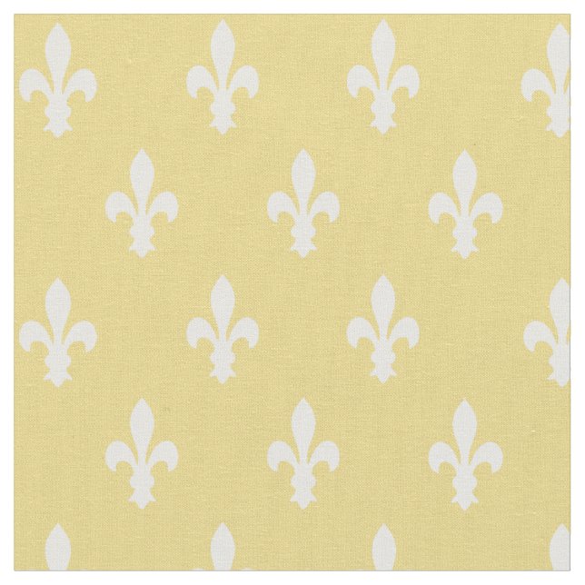 Tissu Buff Victorian Fleur de Lys Fabric (Fermer)