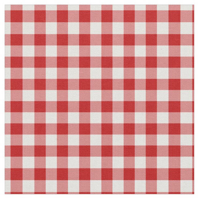 Tissu Buffalo Cochon rouge blanc (Fermer)