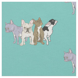 Tissu Bulldogs français